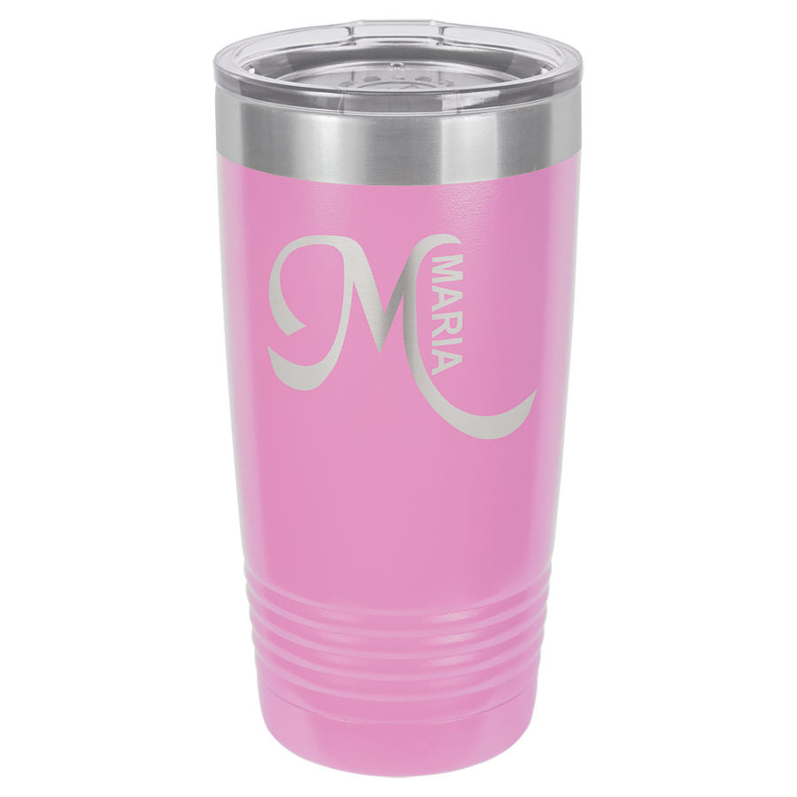 Custom Logo Engraved Tumbler - 20oz Tumbler