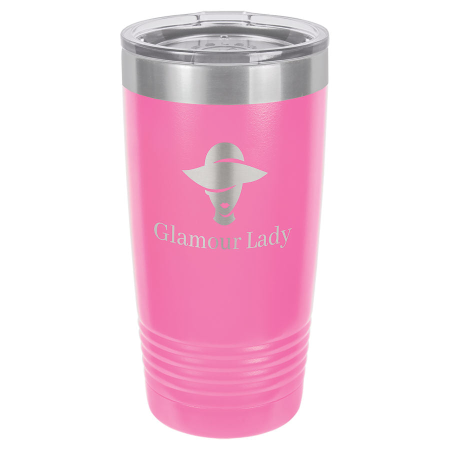 Custom Logo Engraved Tumbler - 20oz Tumbler