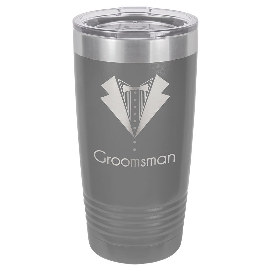 Custom Logo Engraved Tumbler - 20oz Tumbler