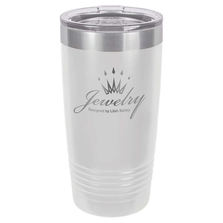 Custom Logo Engraved Tumbler - 20oz Tumbler