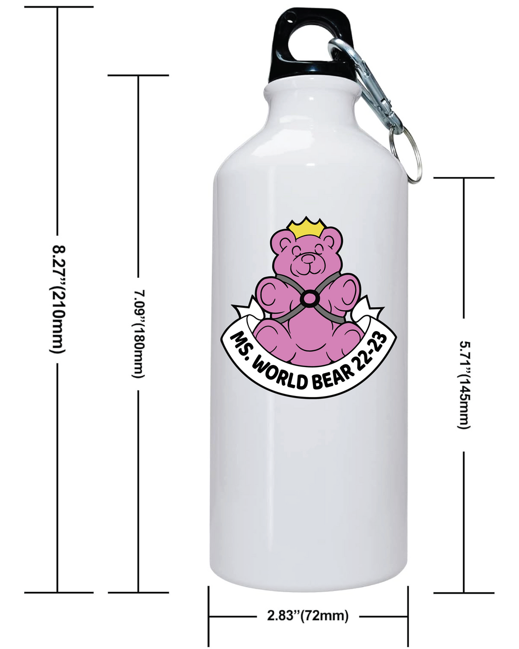 Ms. World Bear 22-23 Water Bottle